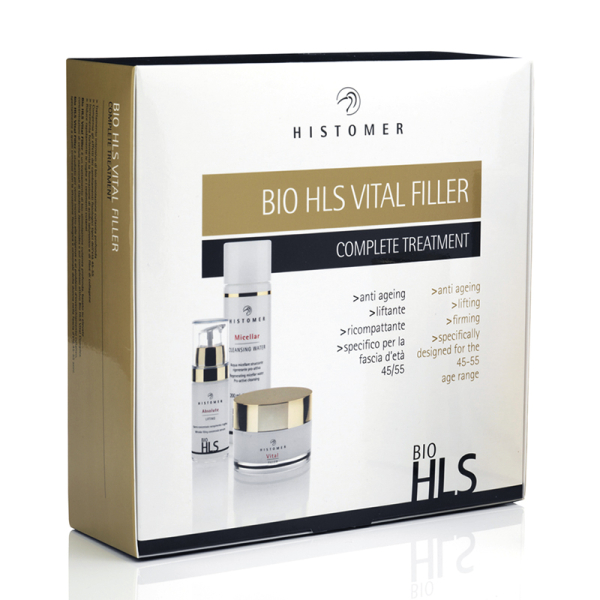Набор антивозрастной 45+ VITAL BIO HLS (мицеллярная вода крем-филлер сыворотка Absolute) HISTOMER (Хистомер) 200 / 50 / 30 мл
